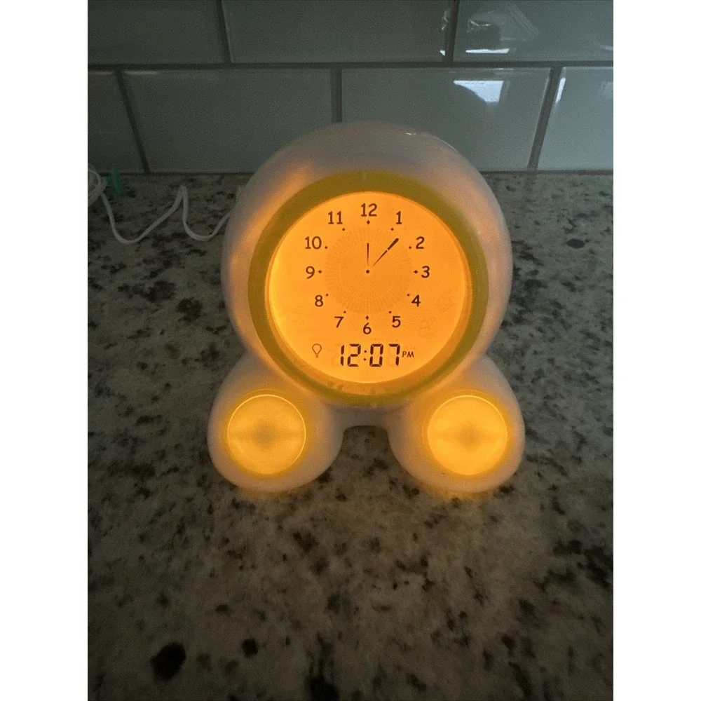 Onaroo Teach Me Time TMT081-US Talking ALARM CLOCK & Nightlight. WORKS GREAT!!